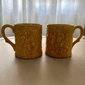 Set of Dick Knox California Pottery Mugs vintage 1940’s